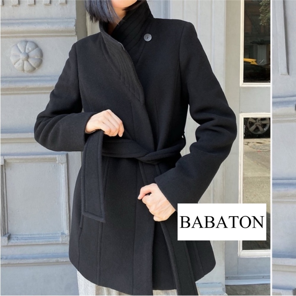 Aritzia Babaton Spencer Coat Wool & Cashmere Blend